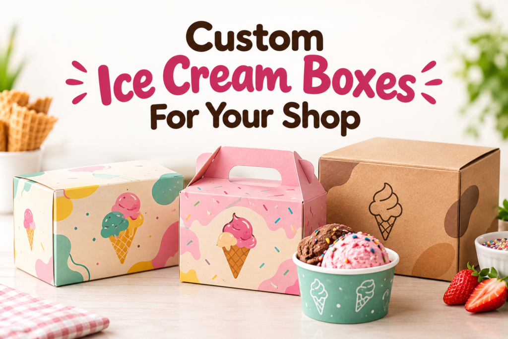 Custom Ice cream boxes
